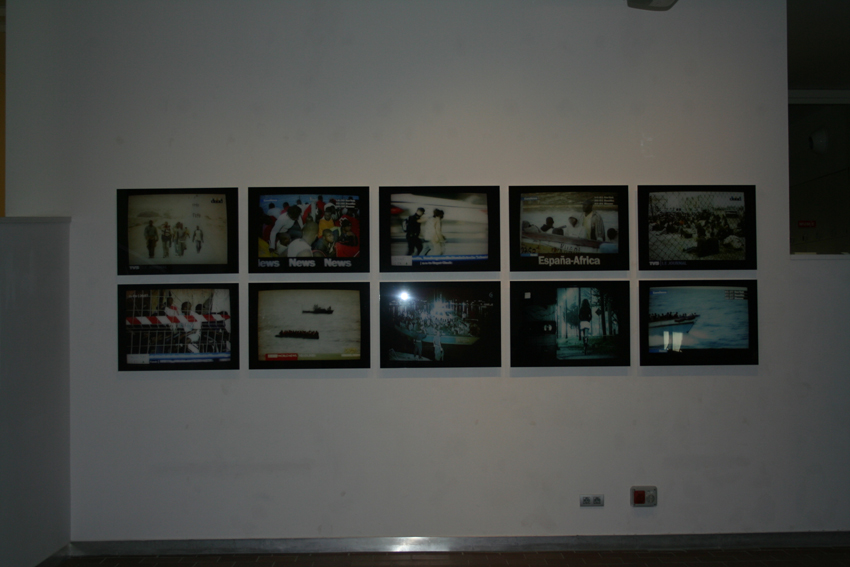 Exhibition in La Jonquera, Spain