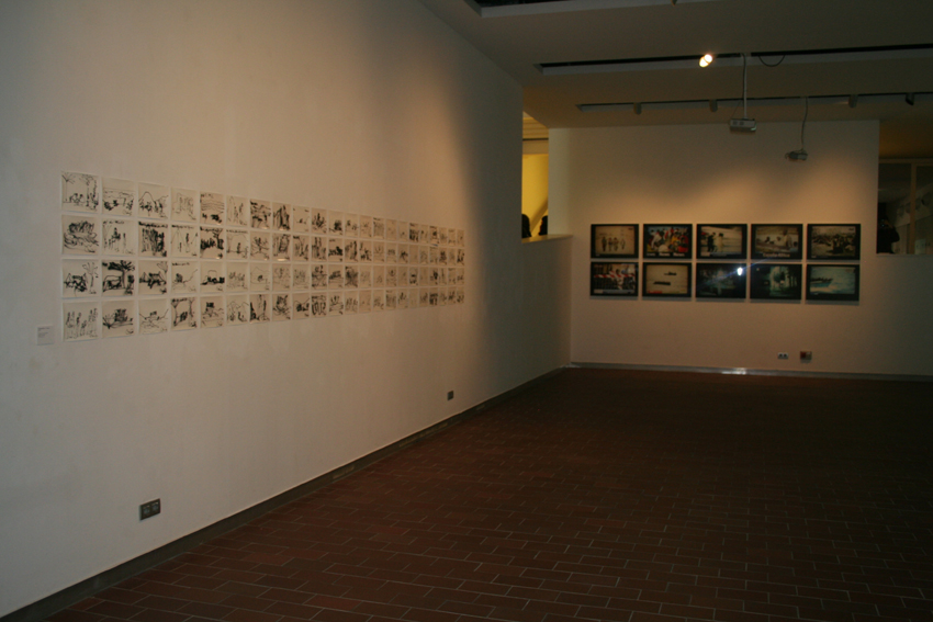 Exhibition in La Jonquera, Spain