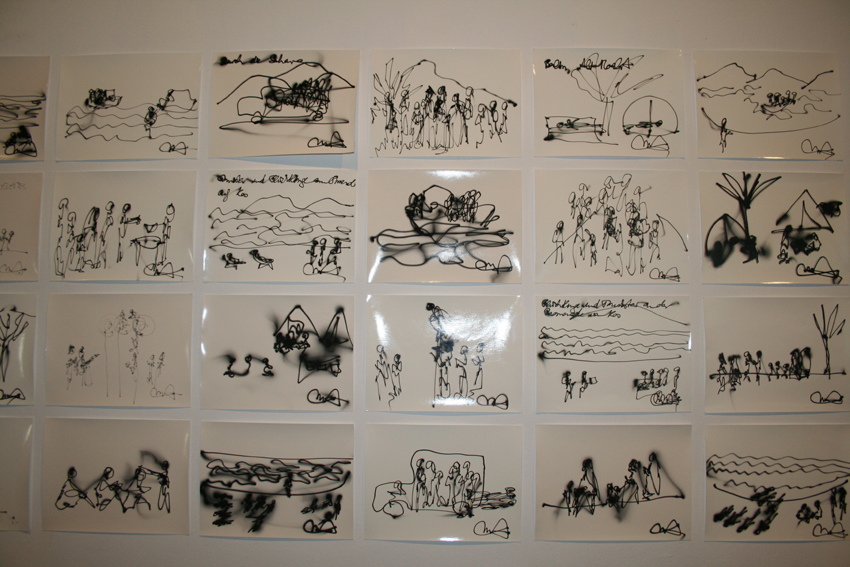 Exhibition in La Jonquera, Spain