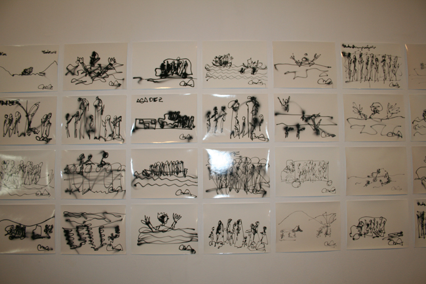 Exhibition in La Jonquera, Spain
